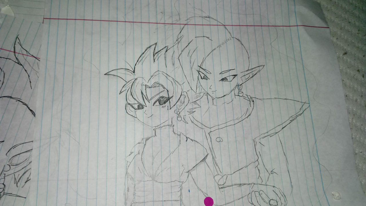 Goku black (female) and zamasu