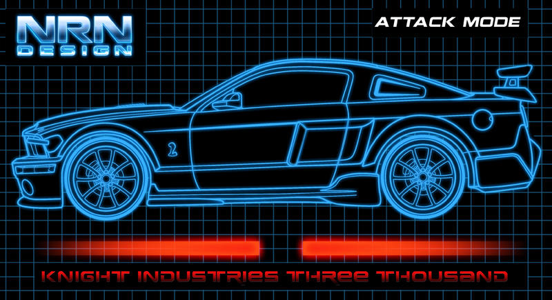 Knight 3000 - Attack KITT Art by valaryc on DeviantArt