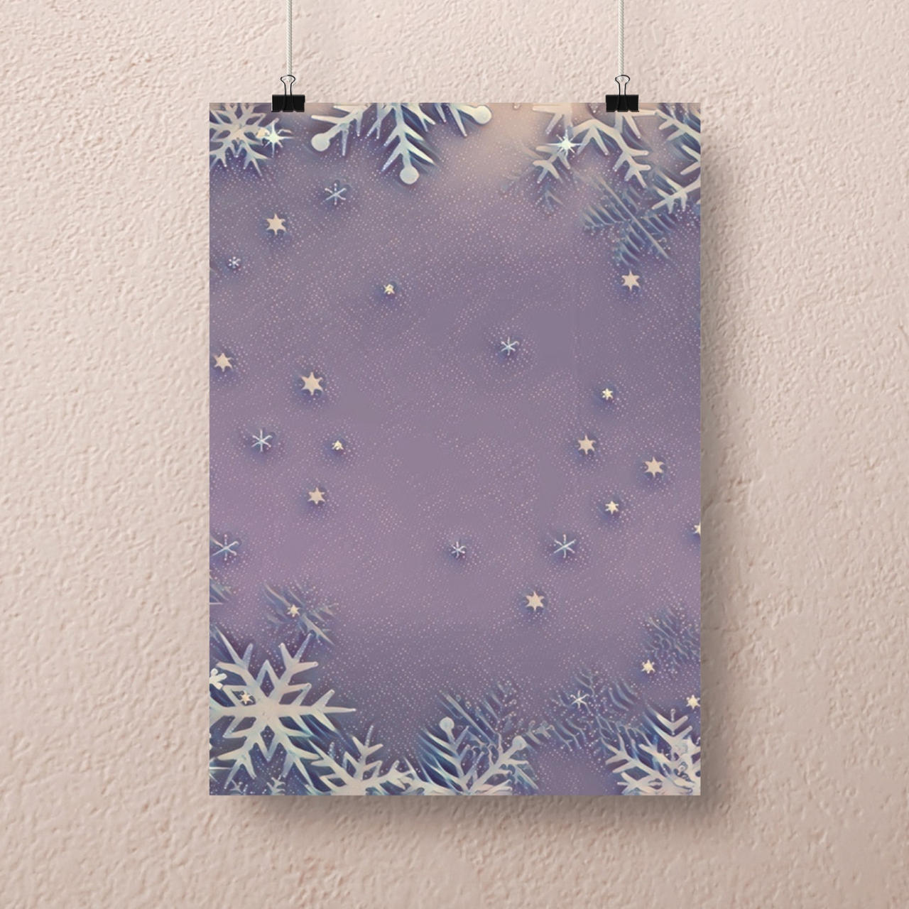 Design of a Snowflake Frame Clipart by mahyohadef on DeviantArt
