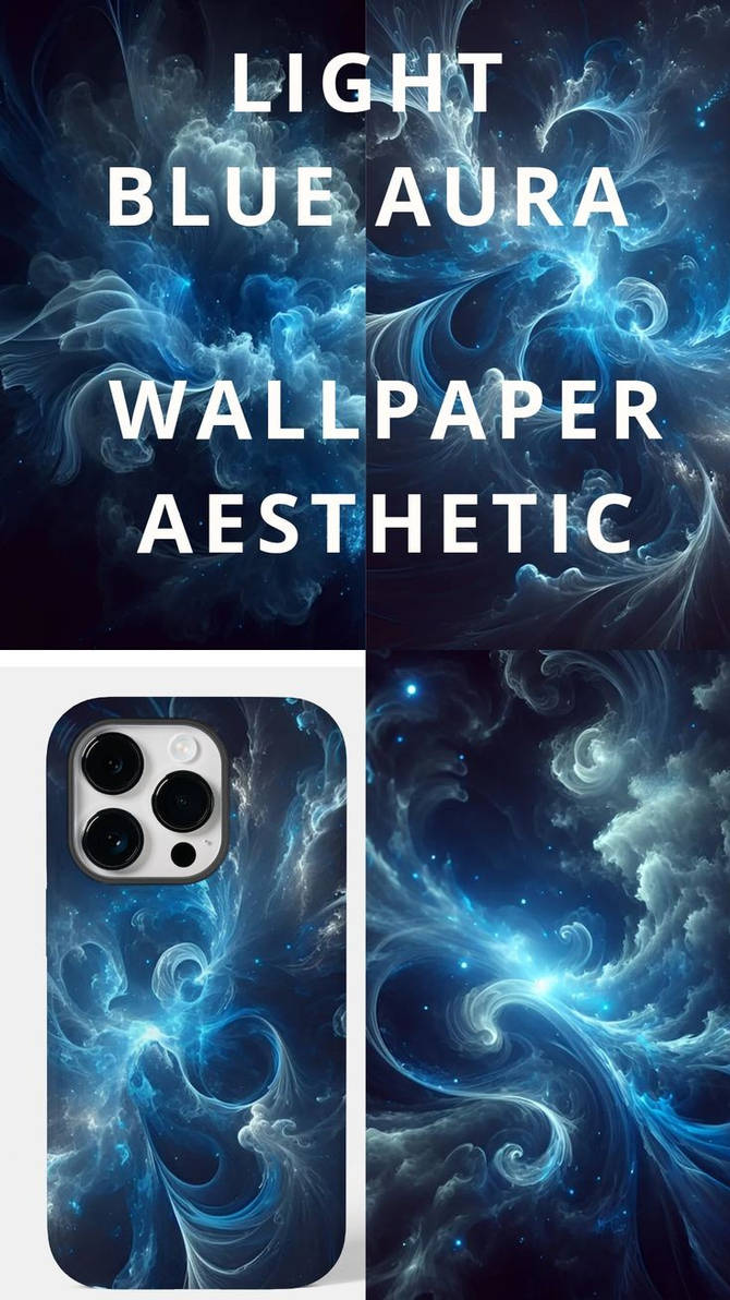 Light Blue Aura Wallpaper Aesthetic - Elevate Your by mahyohadef on