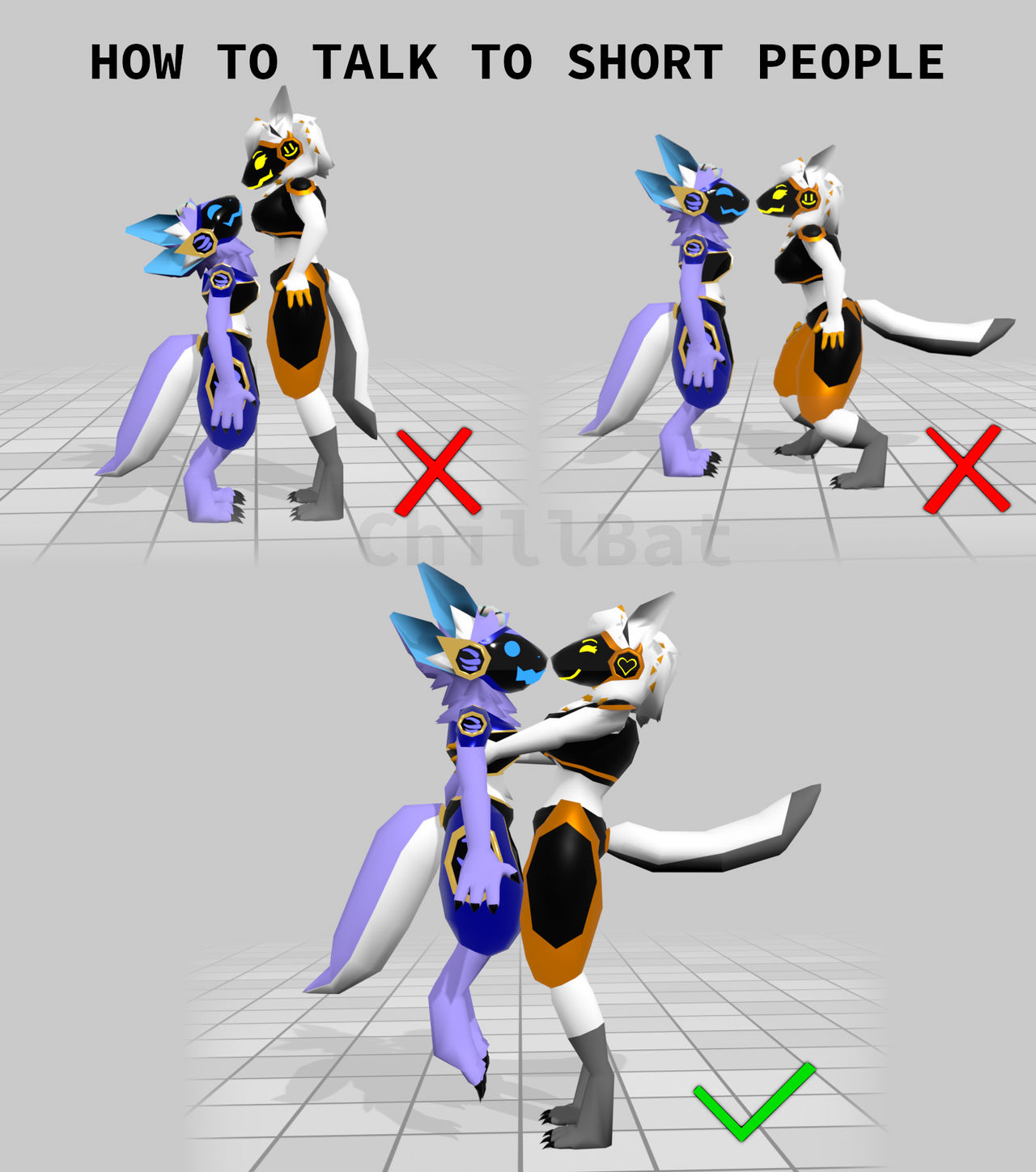 Protogen Inflation Fat Short Protogen by ChillBat on DeviantArt