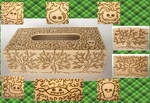 Wooden tissue box by digikijo