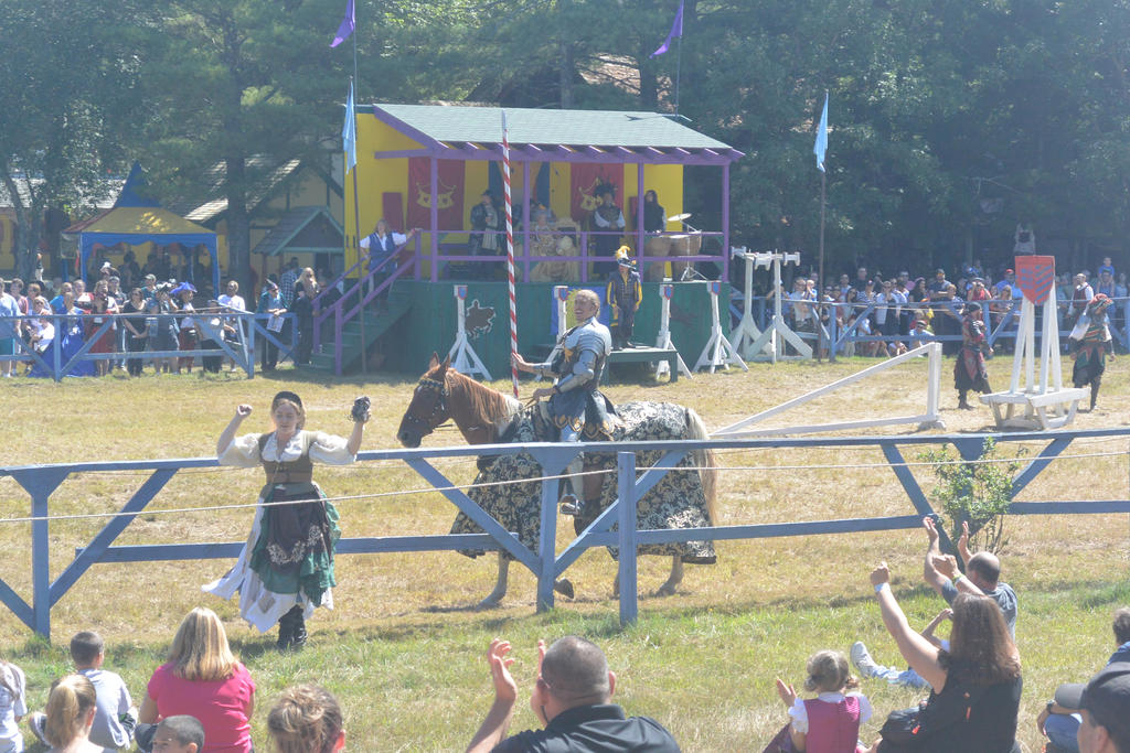 King Richard's Fair, Noble Knight On Horseback 3