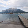 Light On the Mountains and Pier In the Water 4