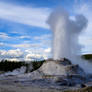 Gyser Mound Spouting High, Yellowstone 9