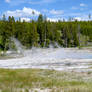 Steaming Coming Up from the Ground, Yellowstone