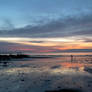 Wet Sand and Low Tide Color Reflection 2