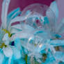 Blue Flowers and Freezing Bubble Crystles 3