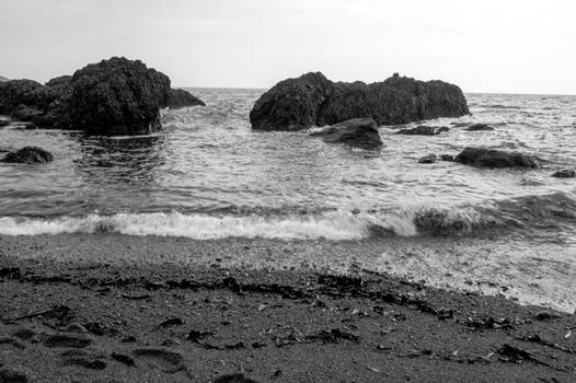 Cashendun Beach Rocks and Lapping Waves, Ireland 7