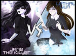 Jane The Killer Vs. Lethal Lila + Speedpaint