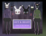 { Slenderverse OCs } Left and Right by Scarmmetry