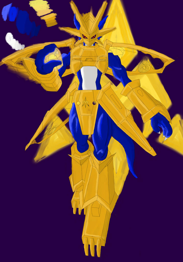 Magnamon fanart (still working on it) by GMstiker4 on DeviantArt