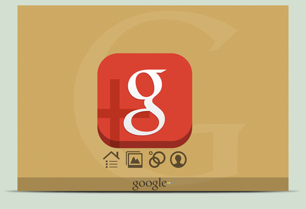 The New Red Icon Google+ by Schulerr