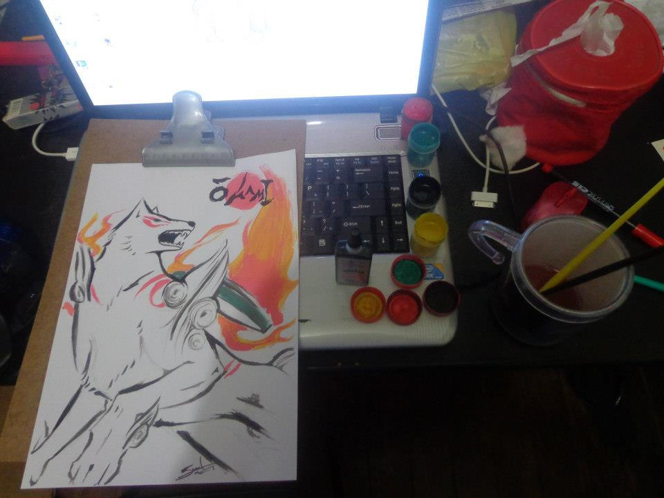 Okami drawing by shangraf-srh on DeviantArt