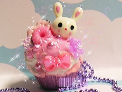 PinkxLavender Bunny Cupcake