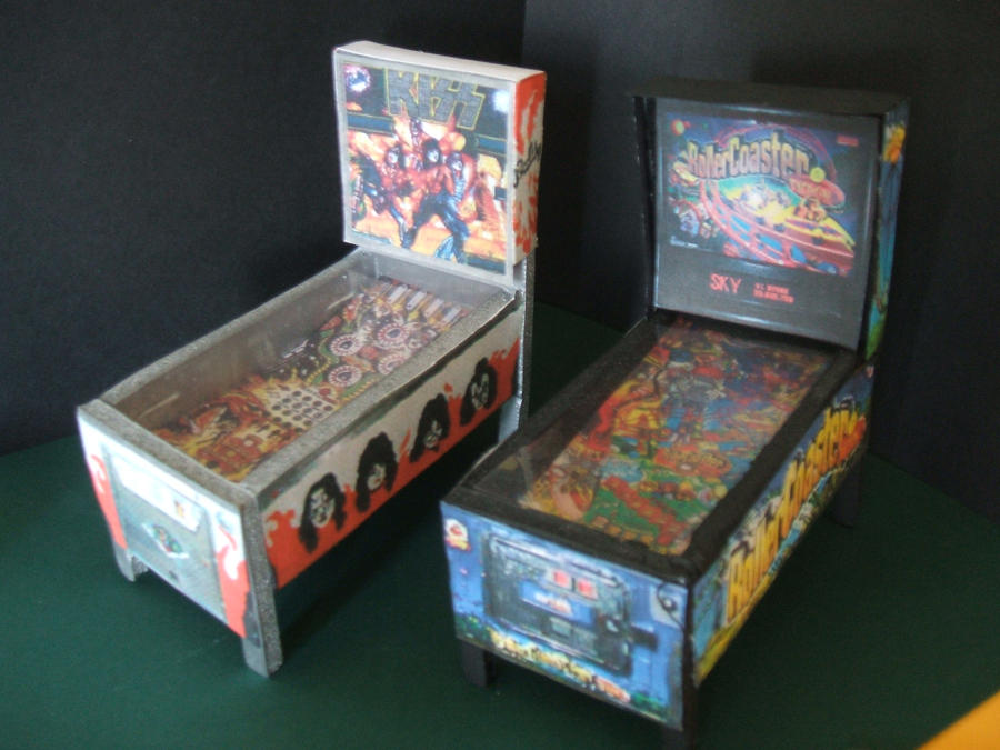 Paper Pinball Machines by Allhallowseve31 on DeviantArt