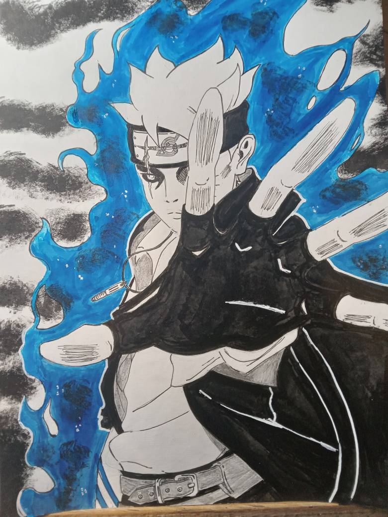 Boruto Two Blue Vortex ! ( art by me ) by RepairFreddy on DeviantArt