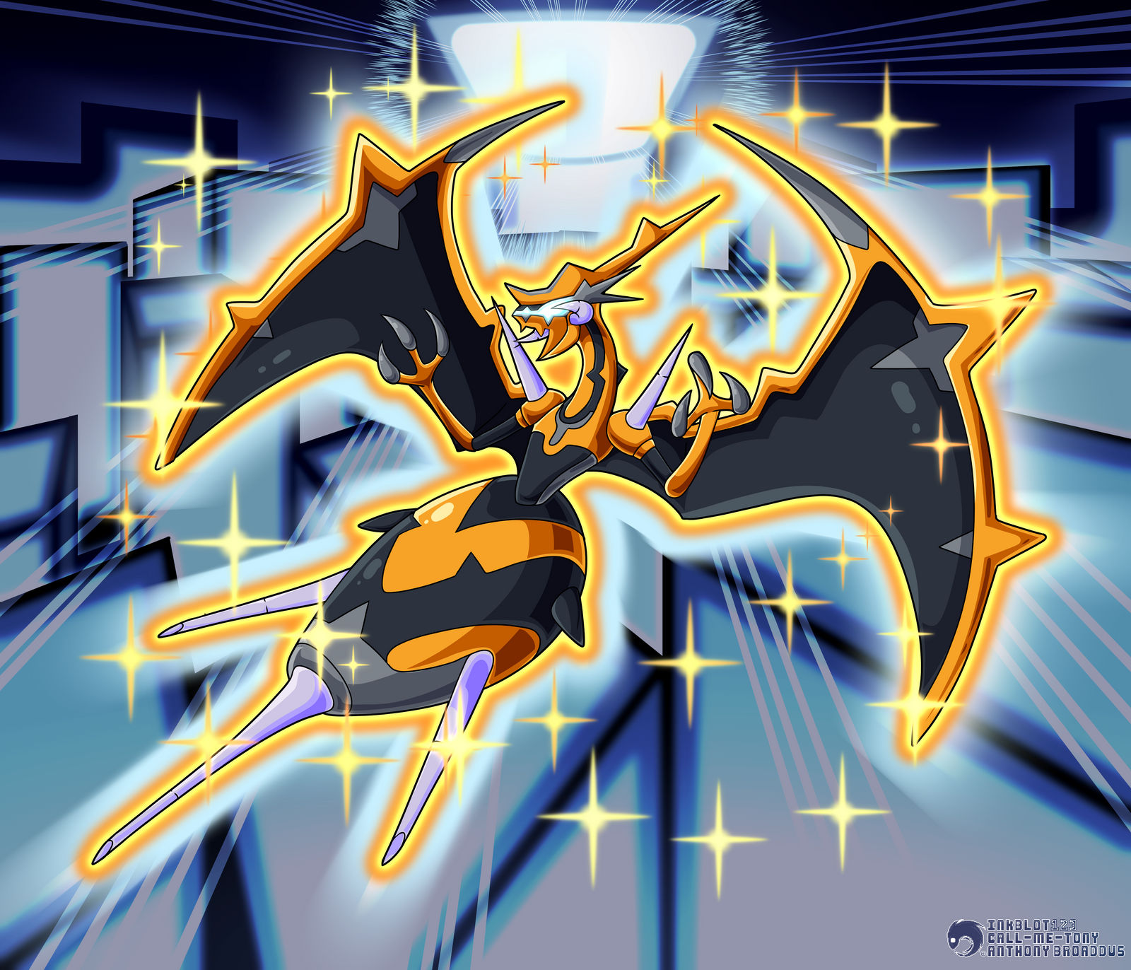 249 - The Diving Pokemon - Lugia (Shiny) by Inkblot123 -- Fur
