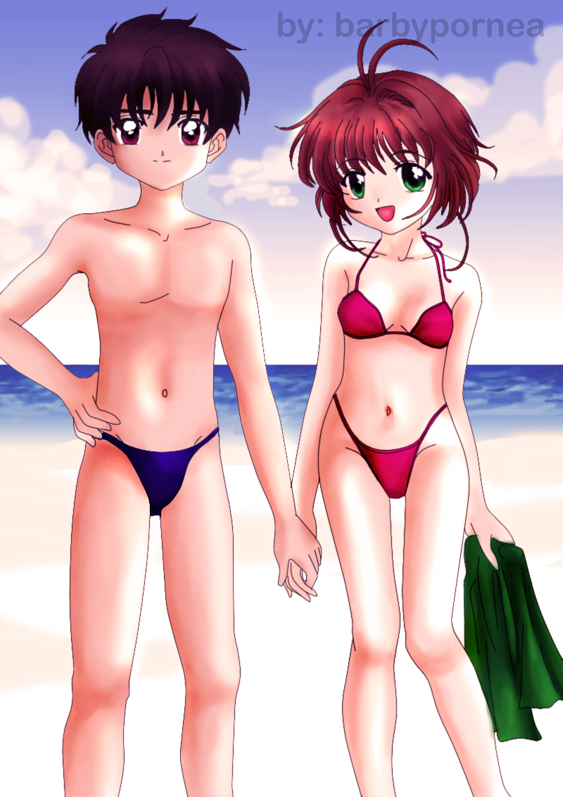 Sakura and Syaoran- Summer