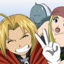 Ed, Al, and Winry