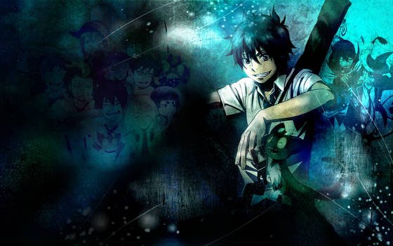 Ao no exorcist wallpaper by Tkaczka