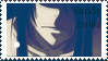 D.Gray-man Kanda's smile stamp by Tkaczka
