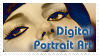 Digital Portrait Art Stamp