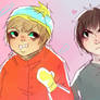 Cartman and Damien