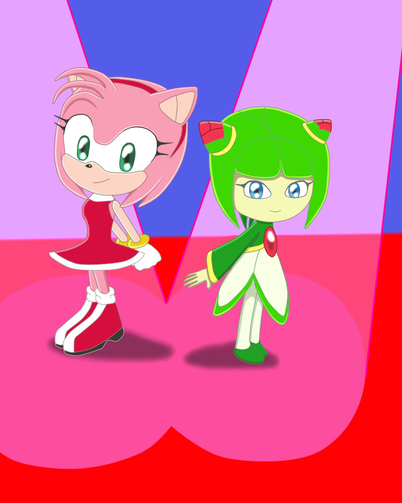 Amy and Cosmo by NomadNoita on DeviantArt