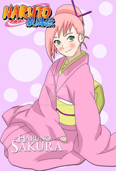 Get Sakura Naruto Kimono PNG