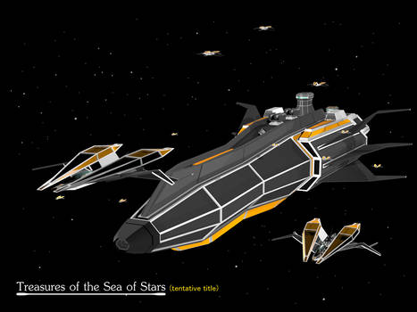 Treasures of the Sea of Stars rough 3D Concept