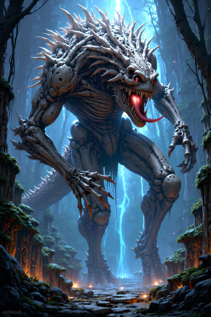 Bone Monster (1) by AxelF77 on DeviantArt