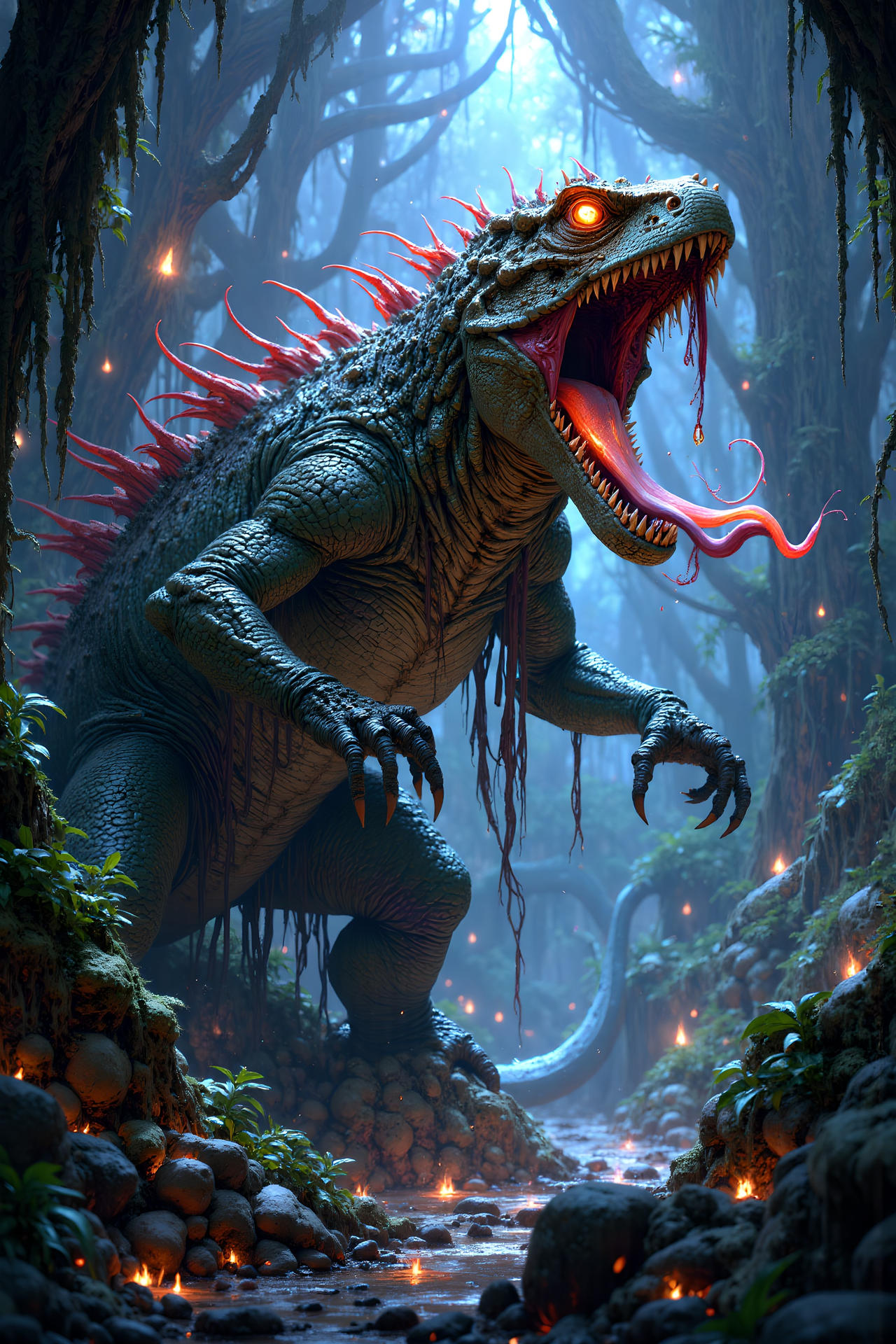 Lizard Moneter Lizard Monster (2) by AxelF77 on DeviantArt