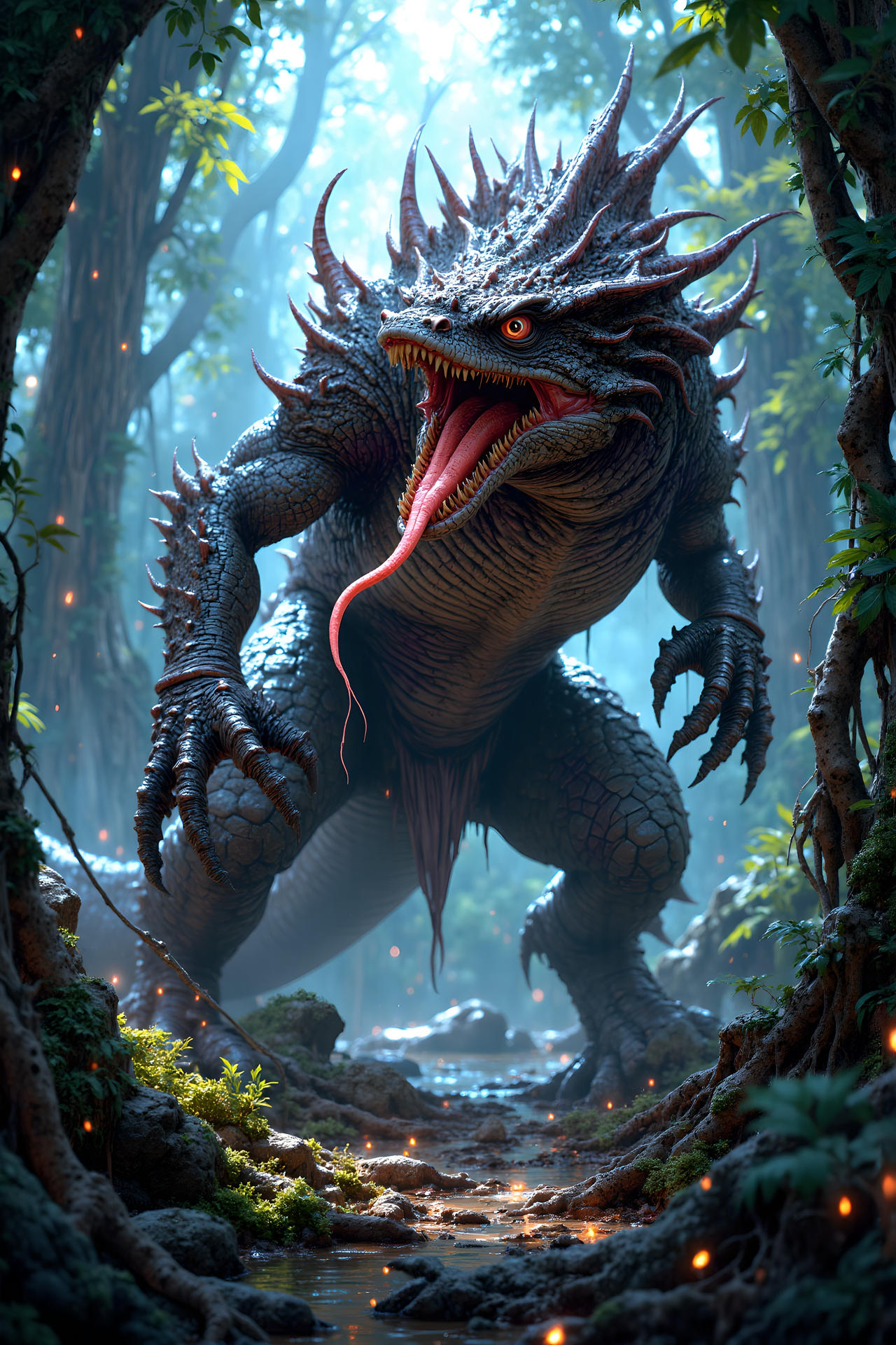 Lizard Moneter Lizard Monster (4) by AxelF77 on DeviantArt