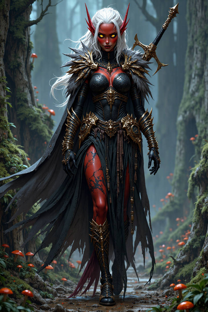 Spellblade Deviantart Female Swiftling Spellblade by AxelF77 on DeviantArt