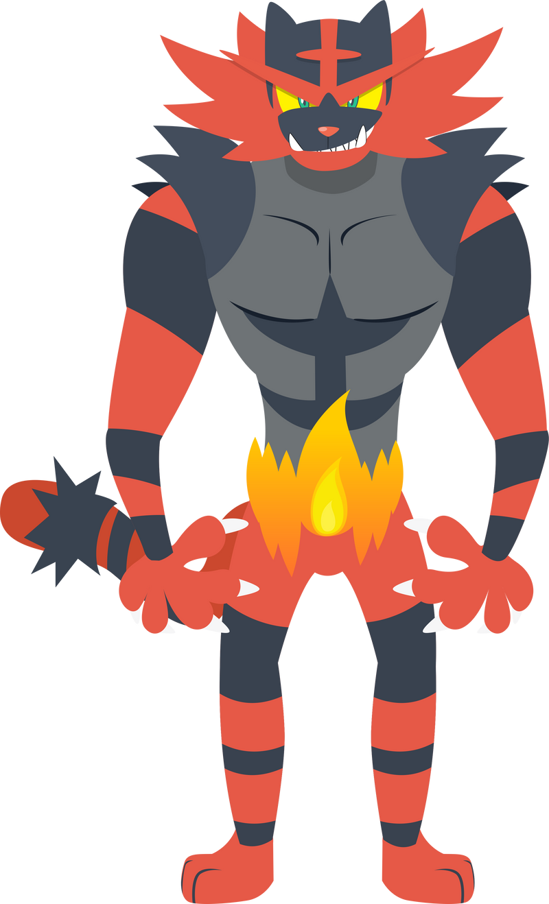 Chibi Incinaroar Incineroar by Alexalan on DeviantArt