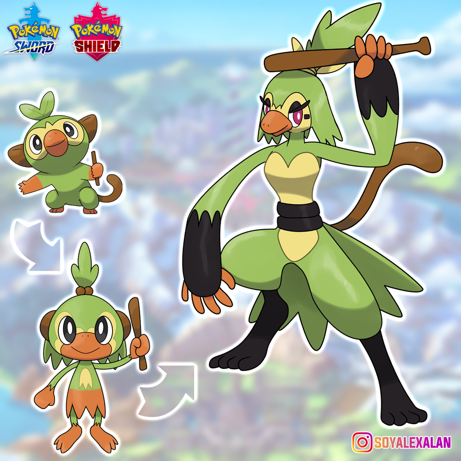 Grookey Evolutions predicts by Alexalan on DeviantArt