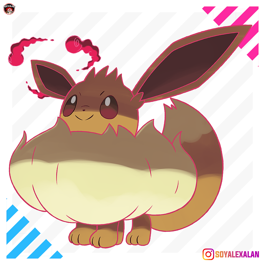 GIGANTAMAX EEVEE by Alexalan on DeviantArt