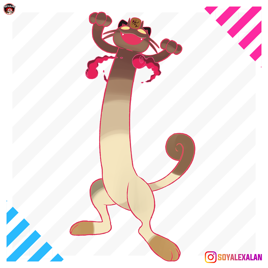 GIGANTAMAX MEOWTH by Alexalan on DeviantArt