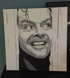 Here's Johnny! Jack Nicholson in The Shining