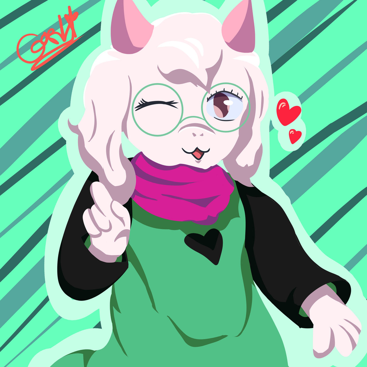 Ralsei by GMilanesaArt on DeviantArt