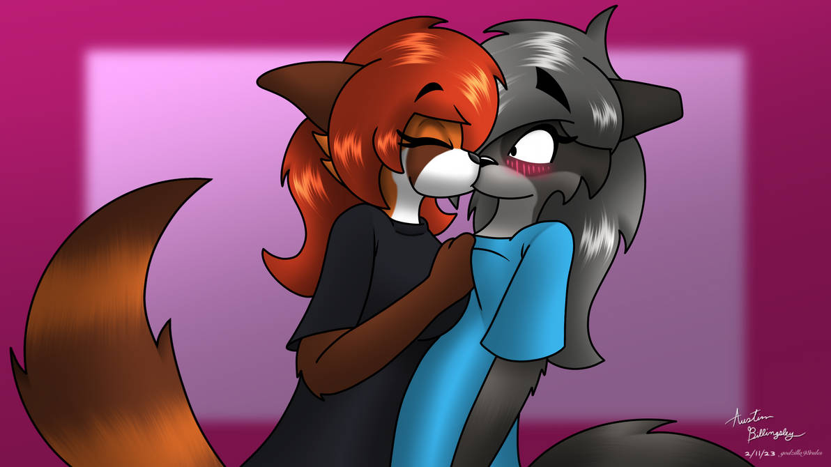 Kiss Deviantart Surprise Kiss by GeekyAustin on DeviantArt
