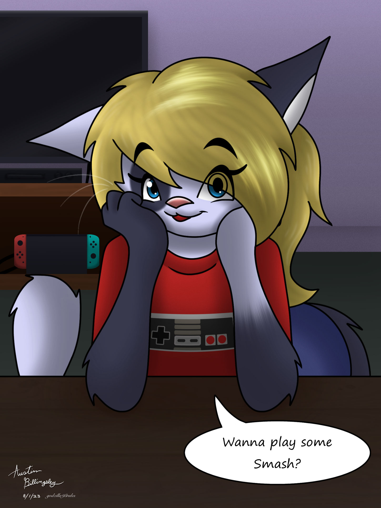 Gamer Cat Gamer Cat by GeekyAustin on DeviantArt