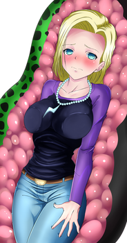 Android 18 halfway absorption