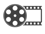 round film roll logo PNG