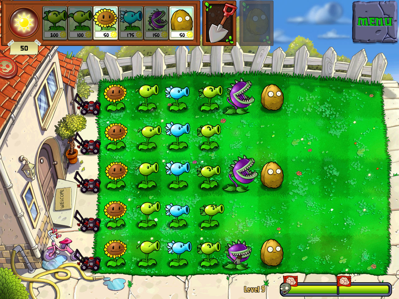 Pvz Layout PvZ - A Perfect Lawn 1 by akosnagy4 on DeviantArt