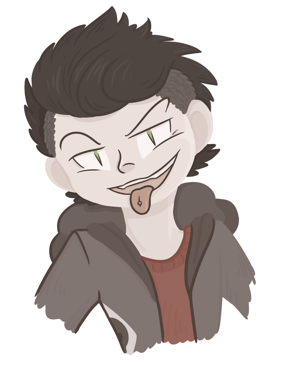 Tongue piercing by Thymar on DeviantArt