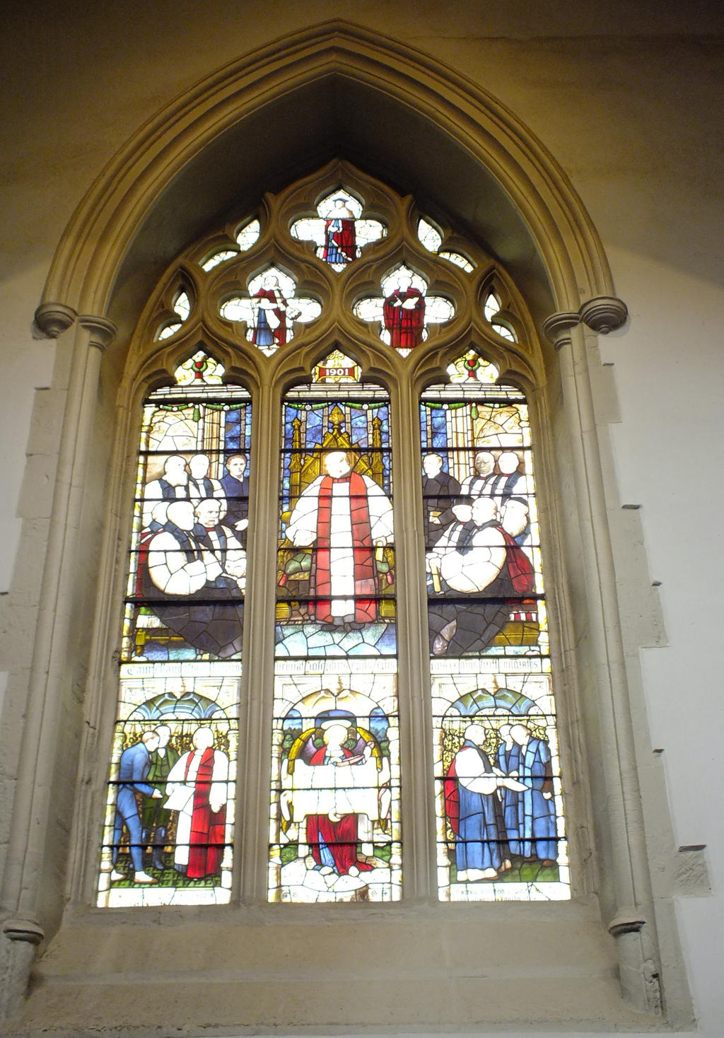 Bishop Auckland Castle Stain Glass Window 02