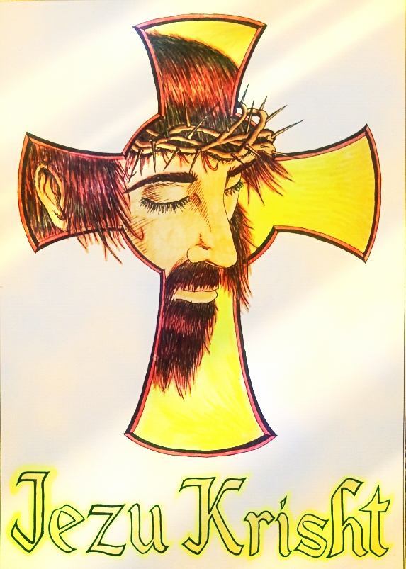 Drawing - Jesus 08