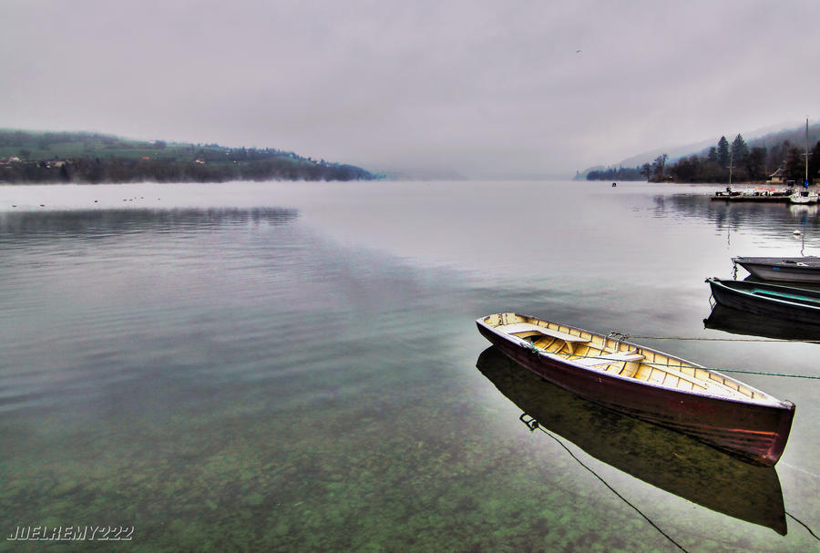 Barque sur le lac